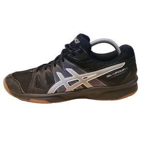 Asics Gel-Upcourt 1 Indoor Volleyball Sneakers Women‎ Sz 11 Black Sportswear